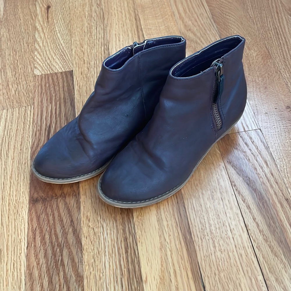 Girls leather ankle boots